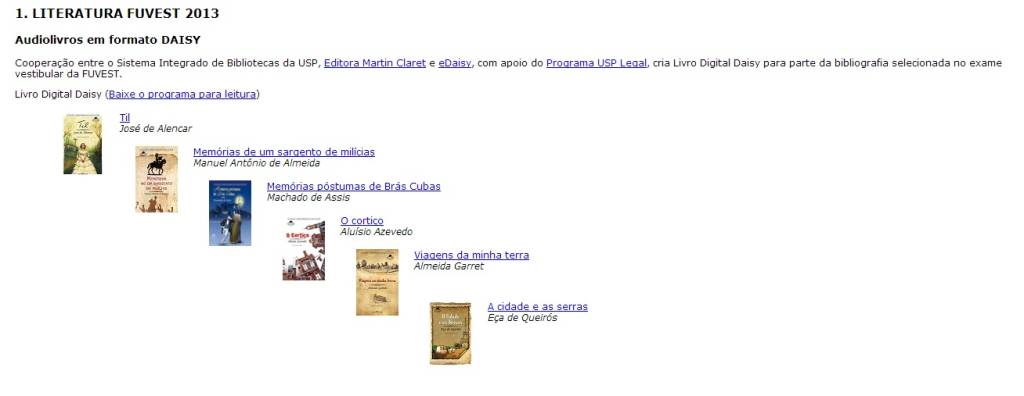 Divirta-se “lendo” os livros da Fuvest em formato audiolivro