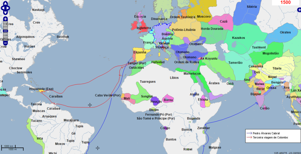 Estude mais de 5 mil anos da história mundial com mapas interativos