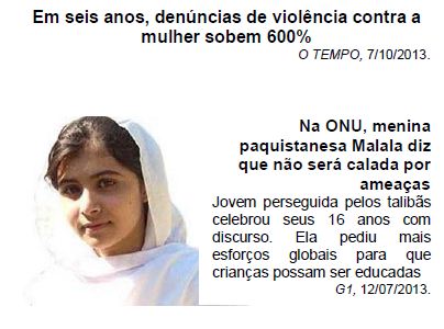 Nova proposta de redação: violência contra as mulheres