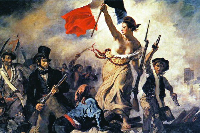 La Liberté guidant le peuple.© R.M.N./H. Lewandowski/Museu do Louvre/Paris
