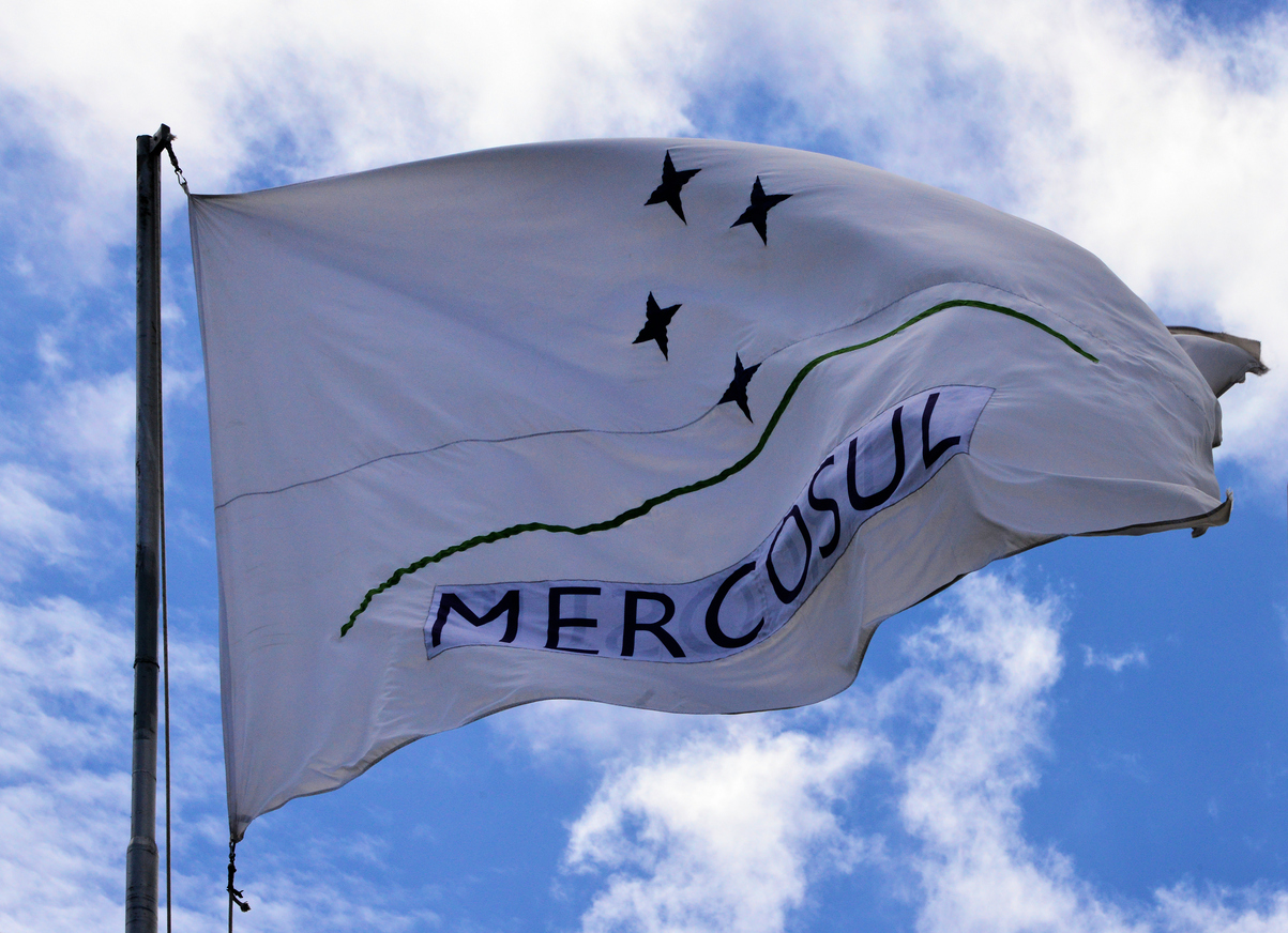 Bandeira do Mercosul.