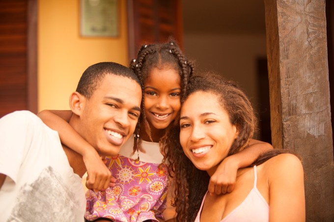 Happy Brazilian Family