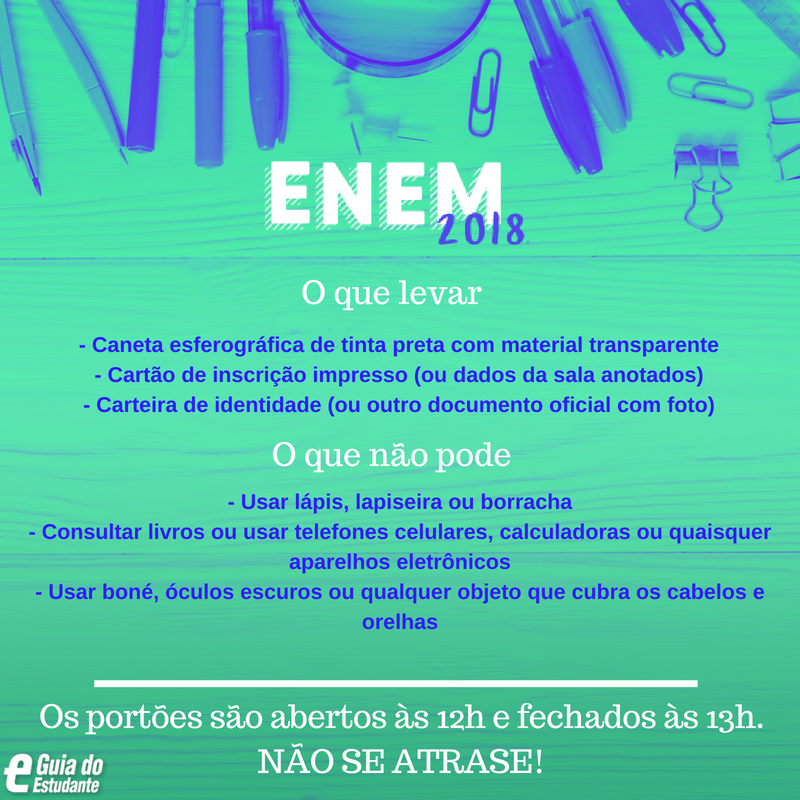 Enem 2018: Dicas Para A Prova E A Redação, O Que Estudar E Mais | Guia ...