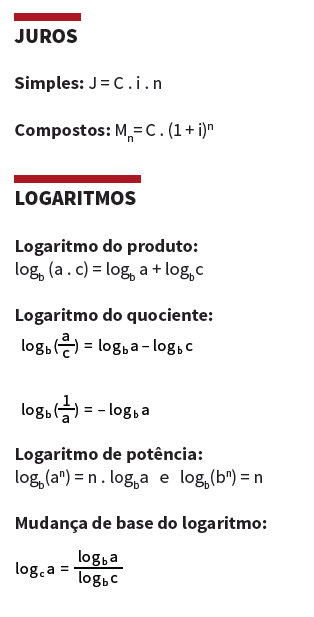 Juros e logaritmos