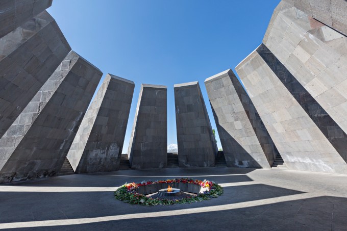 Genocide memorial, Yerevan, Armenia.