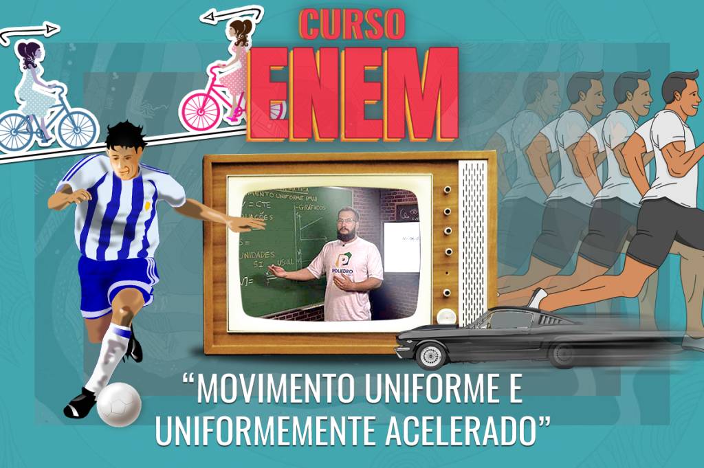 Videoaula do Curso Enem – movimento uniforme e uniformemente variado