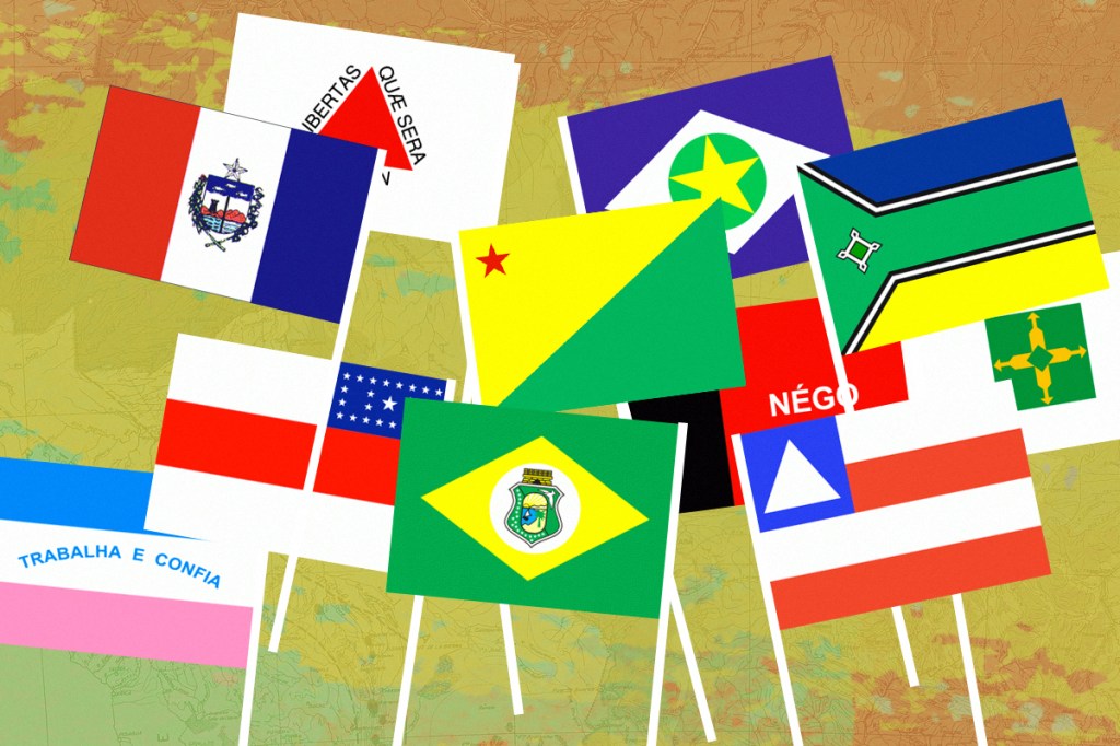 Teste seus conhecimentos sobre as bandeiras dos estados brasileiros