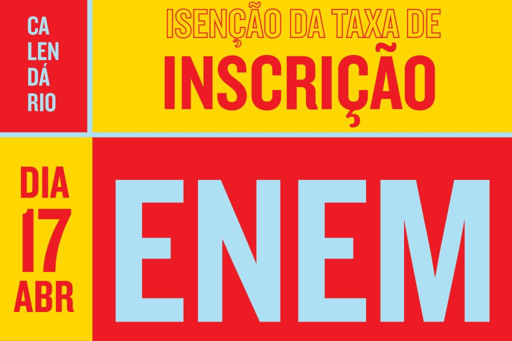 Enem 2020: termina hoje o prazo para pedir isenção de taxa de inscrição