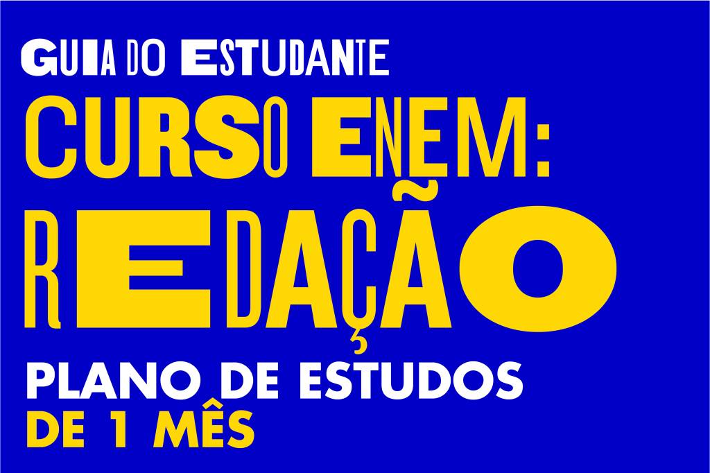 Plano de estudos de Redação – 1 mês