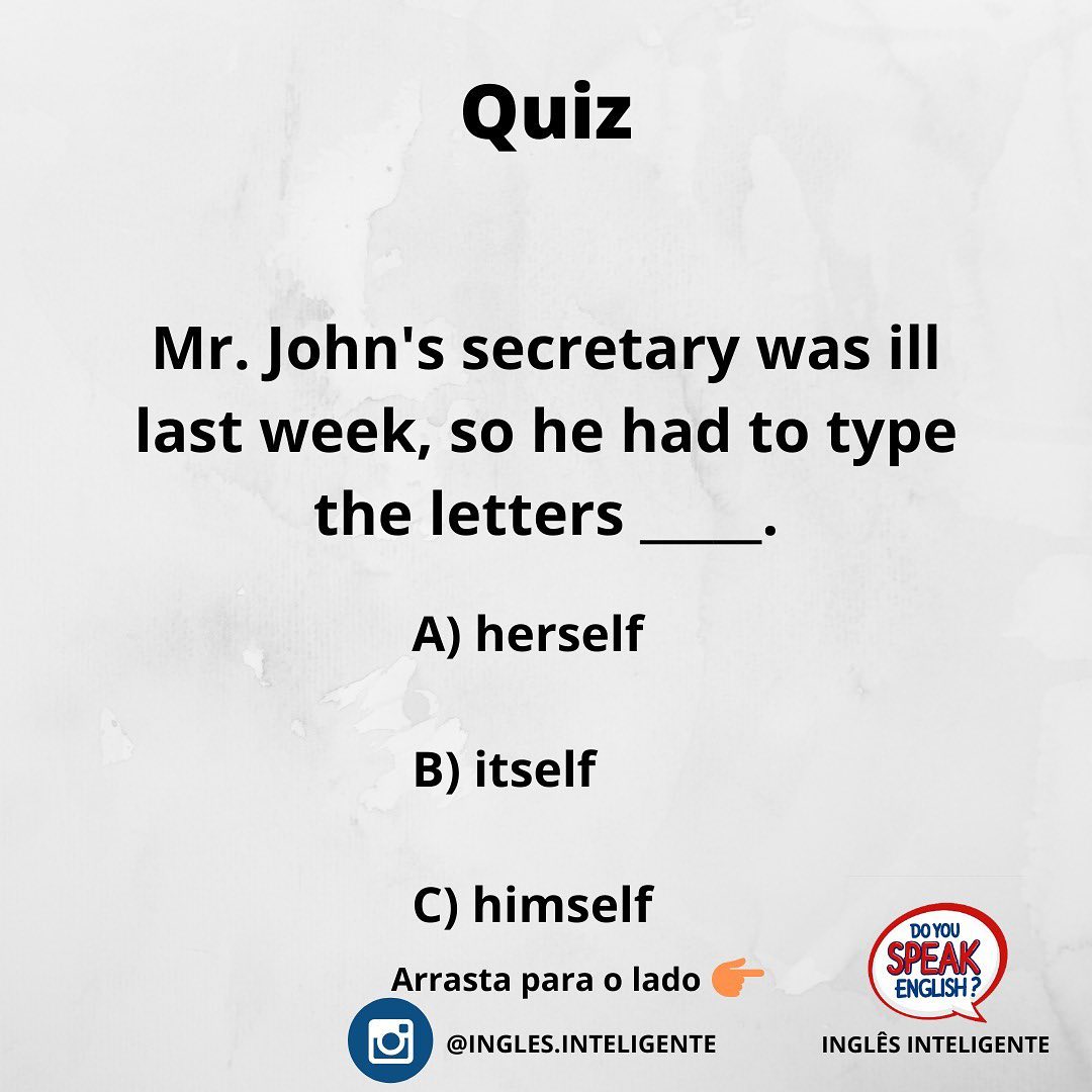 quiz de ingles facil