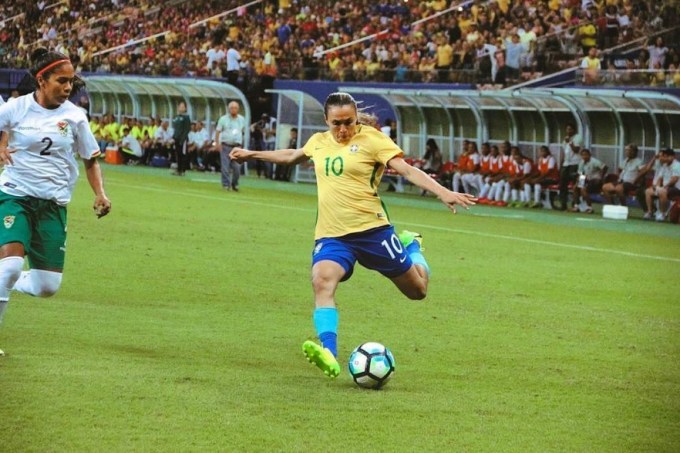 Marta na seleção brasiliera de futebol