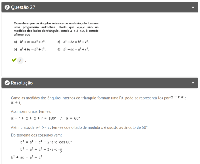 Questão de matemática