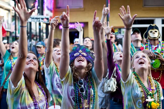 Mardi Gras Mardi Gras em Nova Orleans.
