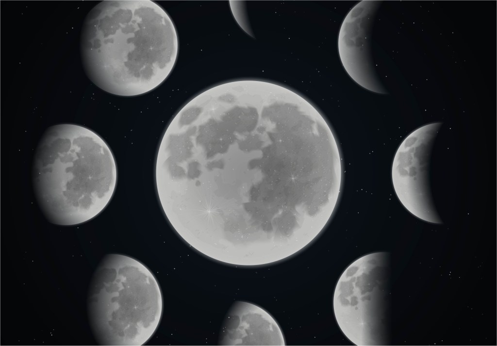 Conheça as 8 fases da Lua