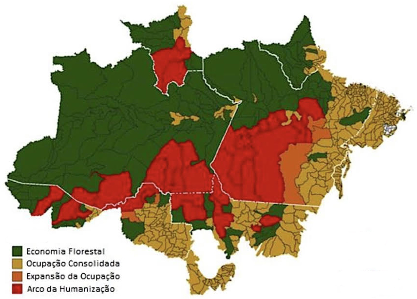 Plano Amazônia 2021 - 2022 - áreas prioritárias
