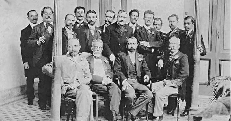 Machado de Assis e seus parceiros na fundação da Academia Brasileira de Letras