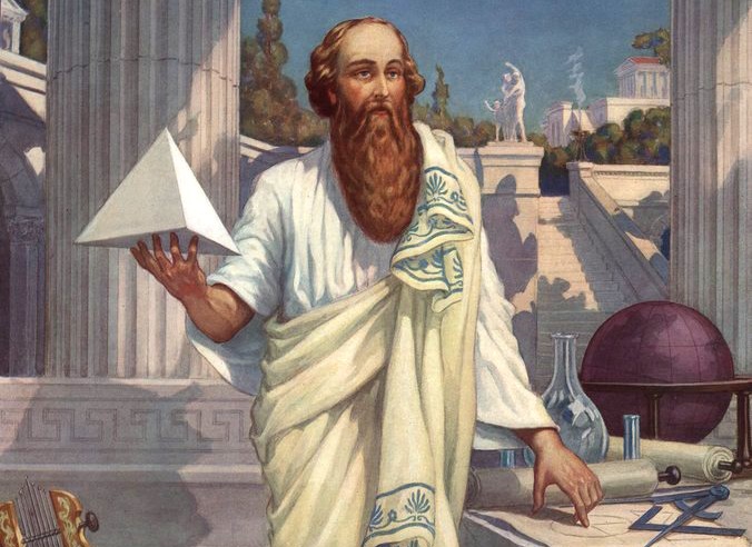O filósofo grego Pitágoras ficou famoso pelo teorema matemático