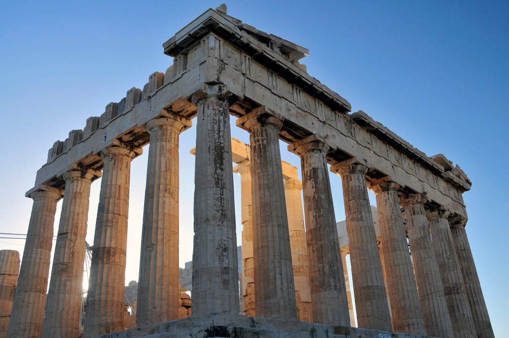 O Partenon, em Atenas