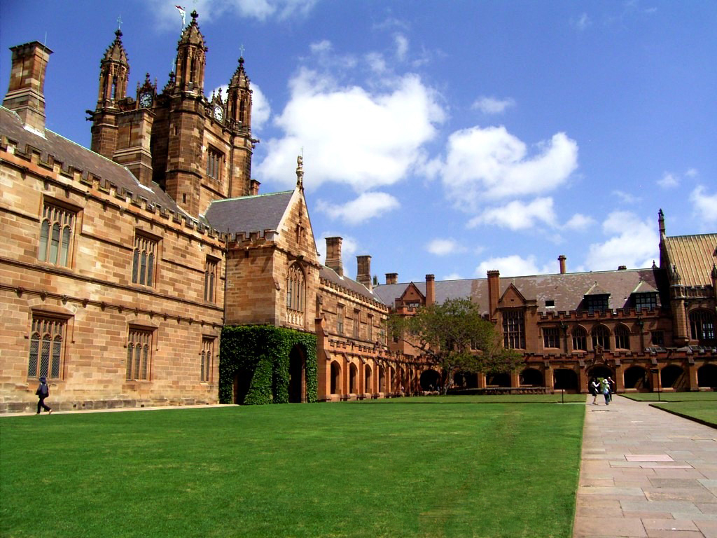 A Universidade de Sydney foi a primeira universidade fundada na Austrália