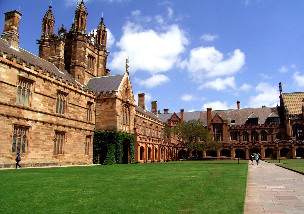 A Universidade de Sydney foi a primeira universidade fundada na Austrália
