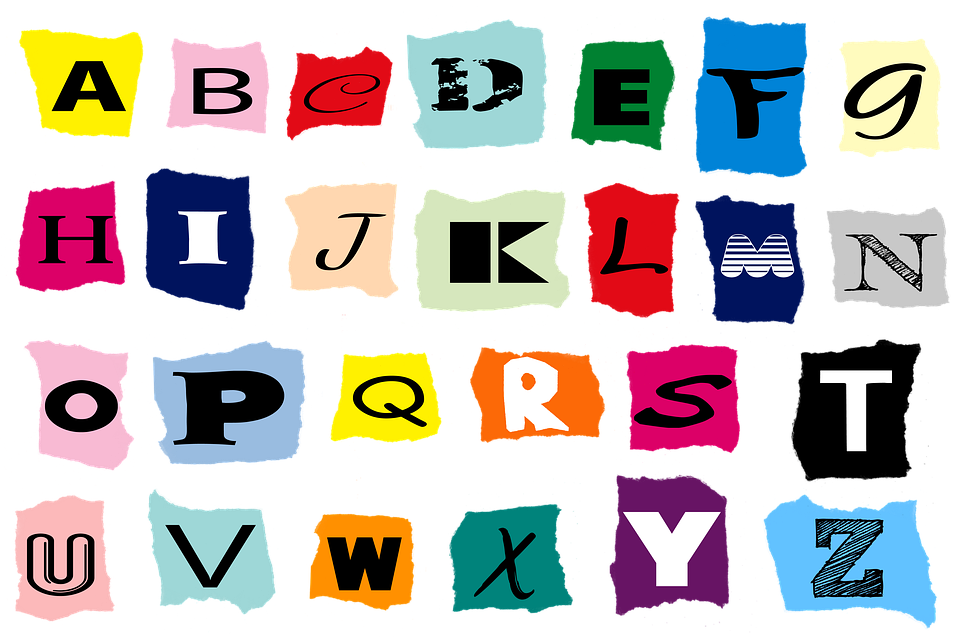 Aas letras, e o próprio alfabeto, estão presentes em nosso cotidiano mais do que pensamos