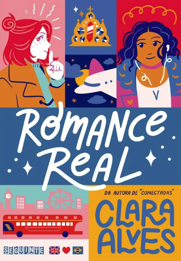 Capa do livro 'Romance Real', de Clara Alves