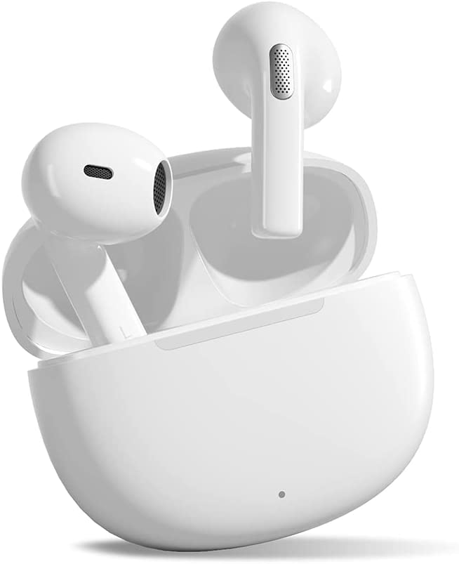 fone-de-ouvido Fone de Ouvido QCY T20 - Fones Sem Fio Bluetooth 5.3 com Microfones, Branco