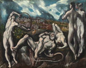 A pintura Laocoonte, do artista El Greco.