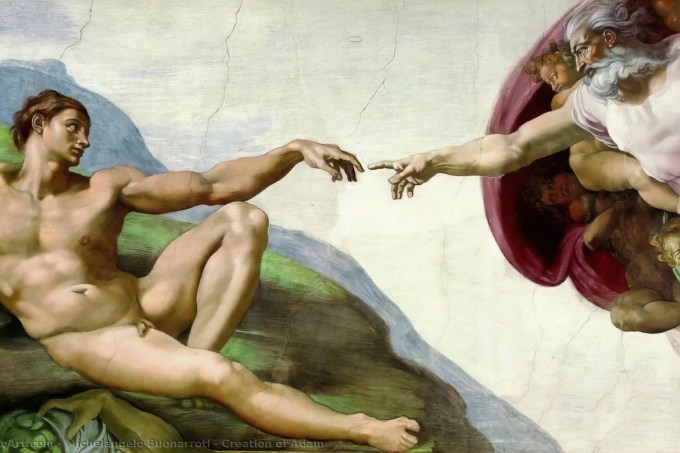 Michelangelo-Buonarroti-Creation-of-Adam