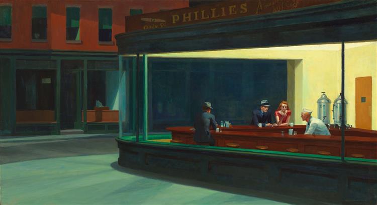 “Falcões Noturnos”: entenda a obra de Edward Hopper
