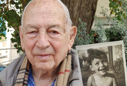 Thomas Geve, 94 anos, sobrevivente do Holocausto.