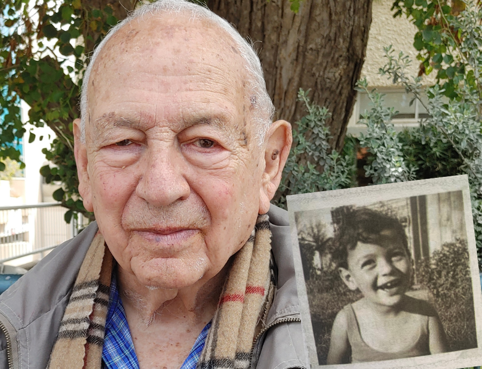 Thomas Geve, 94 anos, sobrevivente do Holocausto.