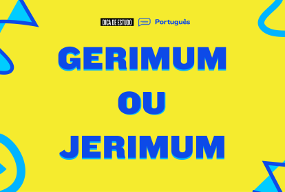 Jerimum ou gerimum, escritos com J e G