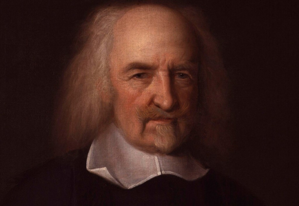 Pintura do filósofo Thomas Hobbes
