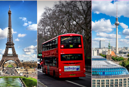 Imagem de Paris, Londres e Berlim