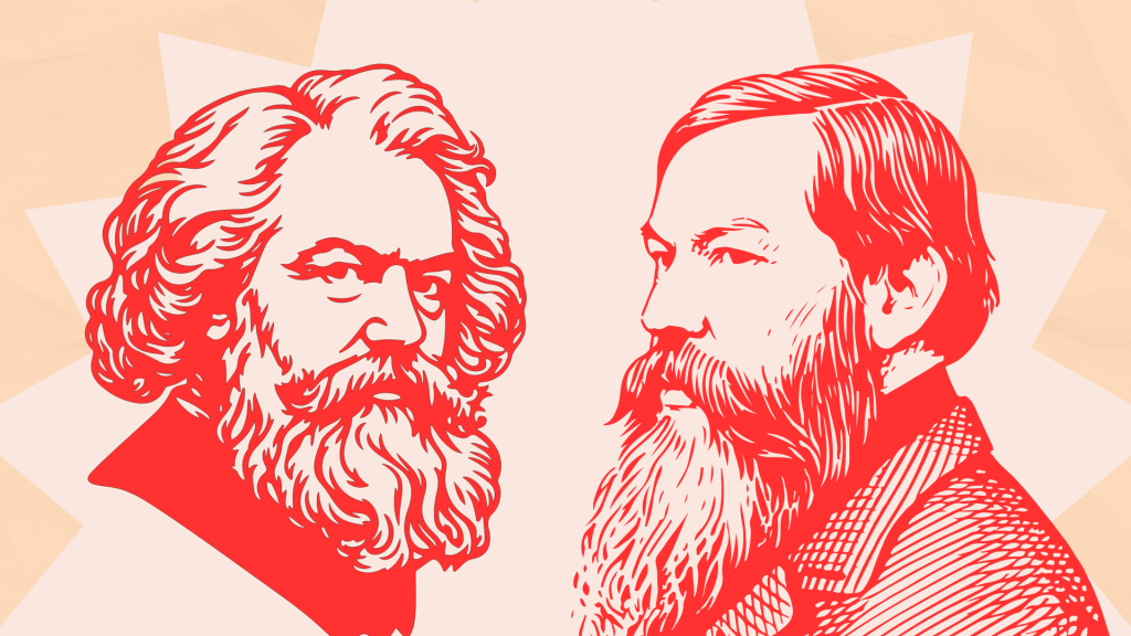 Redação nota 1000 do Enem citou Karl Marx e Friedrich Engels