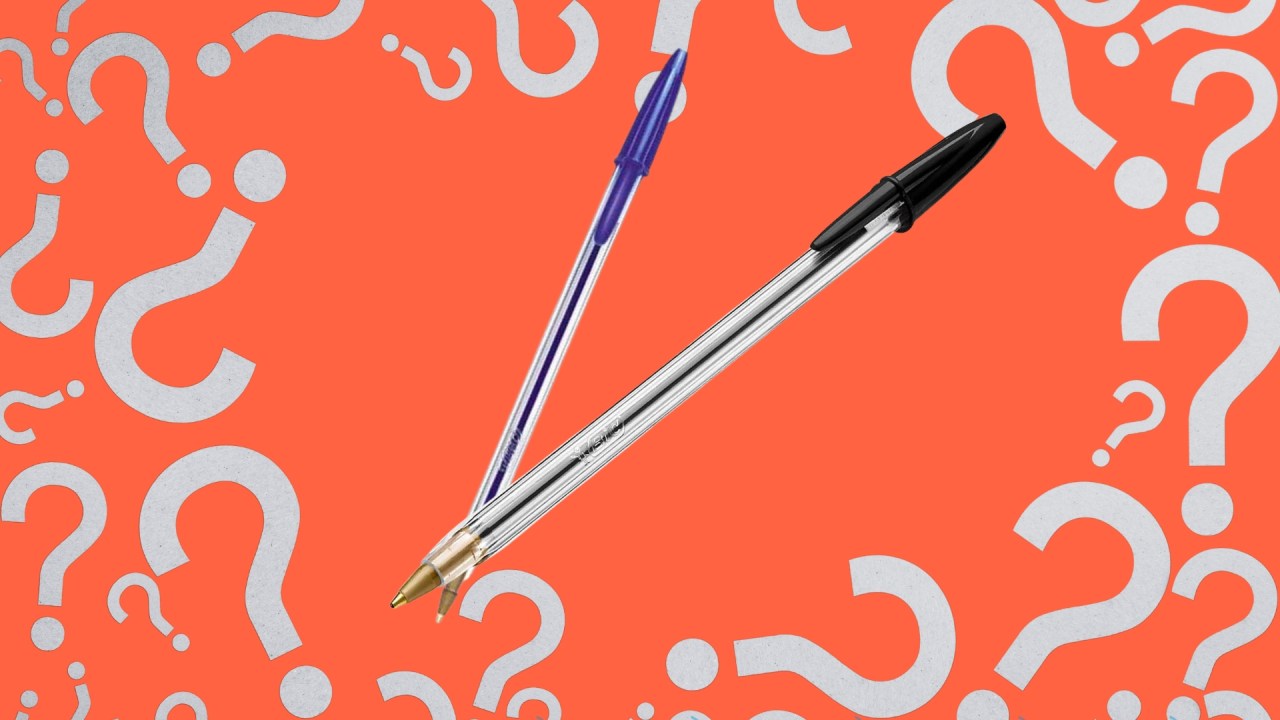 caneta caneta preta ou azul enem e cnu