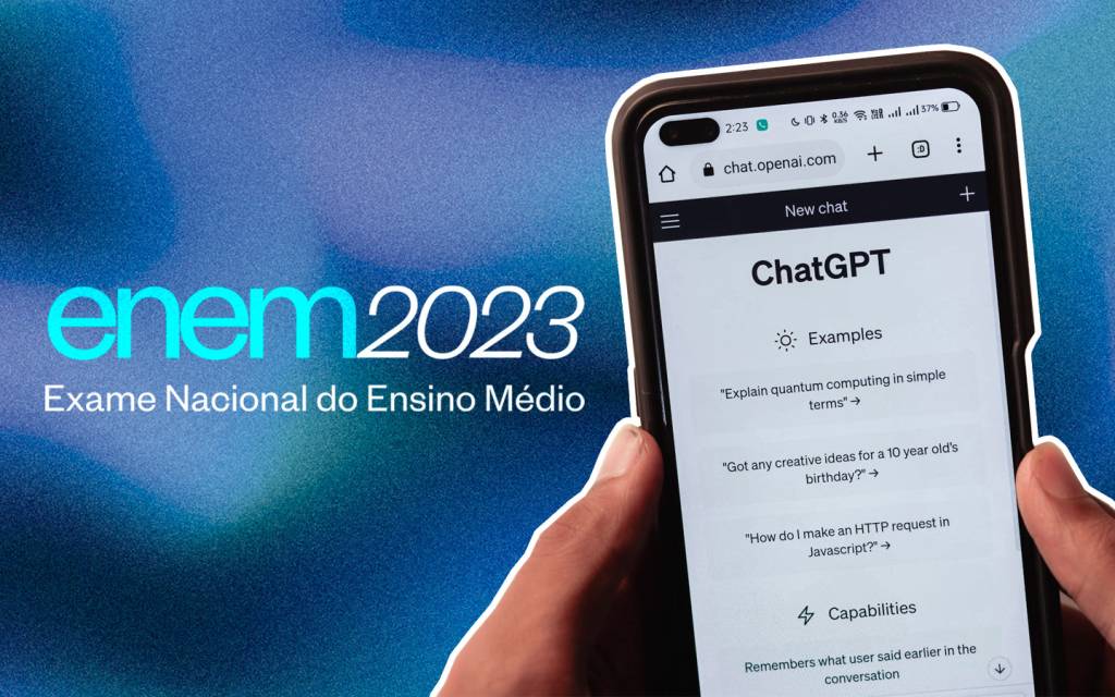 ChatGPT derrapa na interpretação, mas acerta 80% do 1º dia do Enem 2023