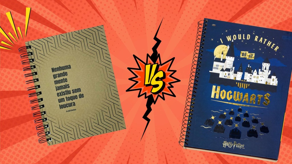 Qual caderno escolher: individual ou de dez matérias?