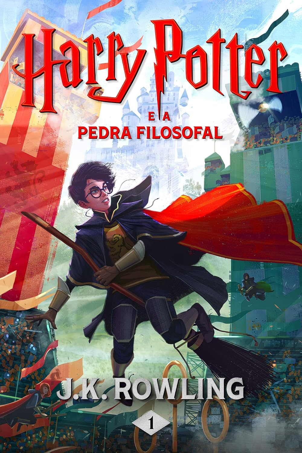 capa do livro Harry Potter e a Pedra Filosofal