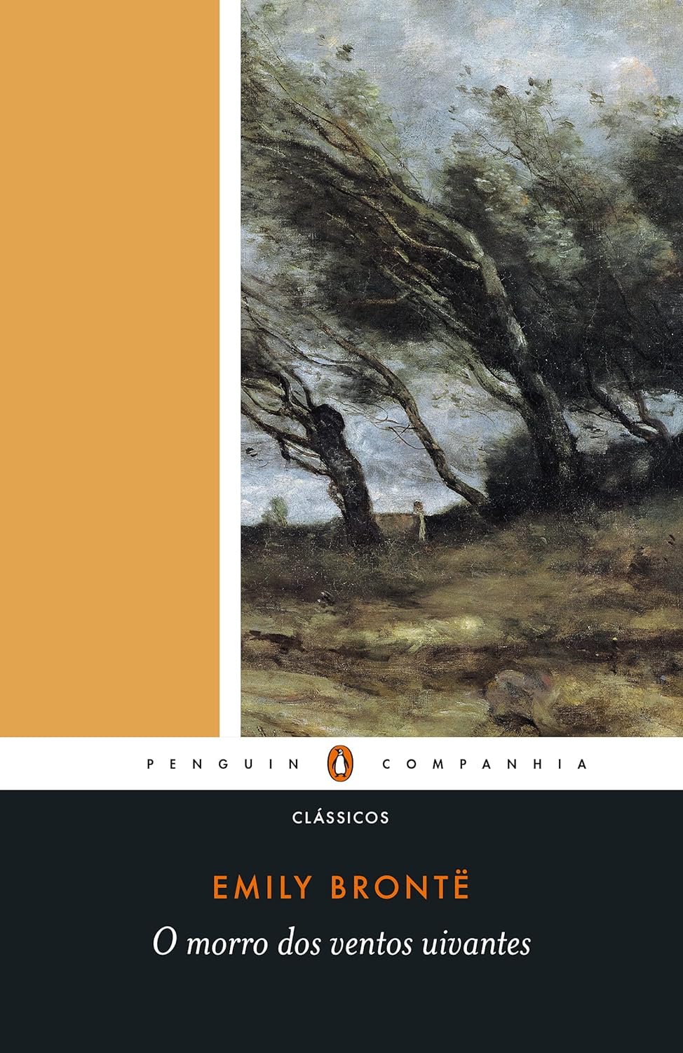 capa do livro o morro dos ventos uivantes pela editora Penguin-Companhia