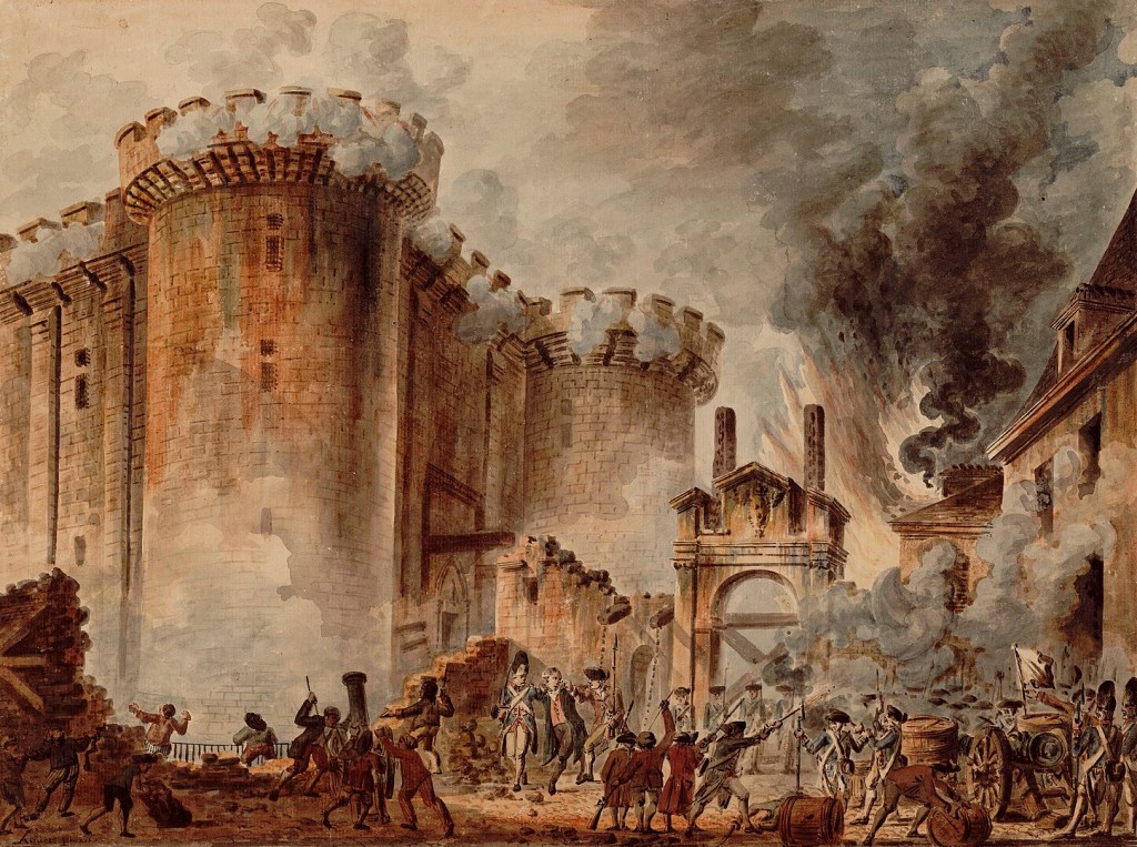 Prise de la Bastille por Jean-Pierre Houël