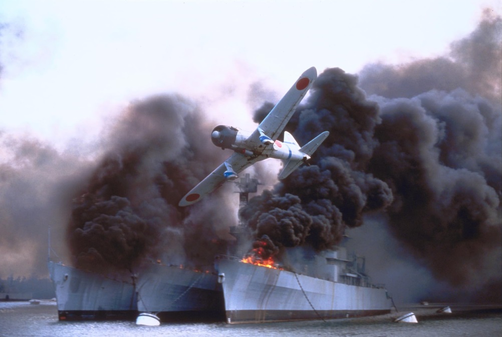 cena do filme norte americano pearl harbor de 2001