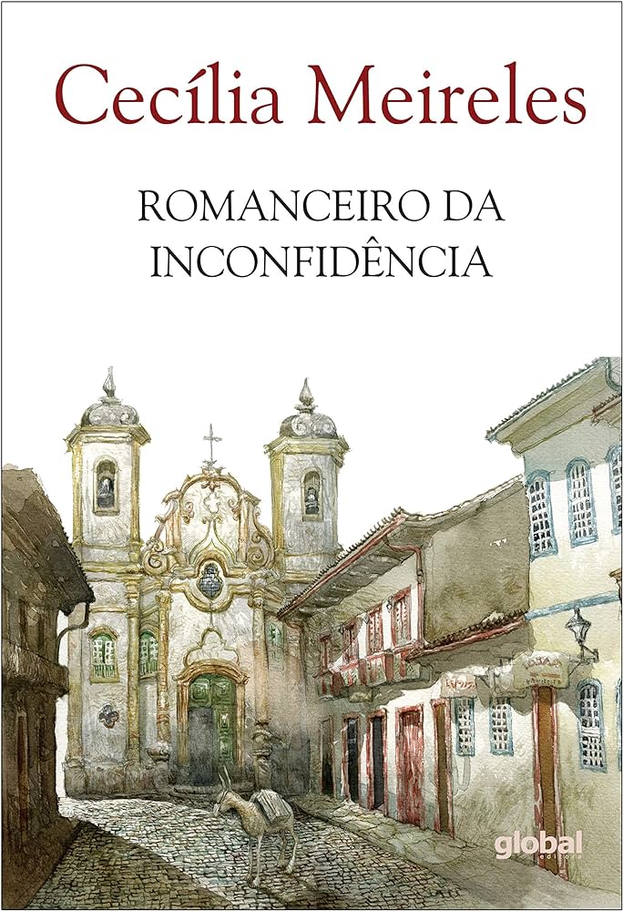 Capa do livro "Romanceiro da Inconfidência"