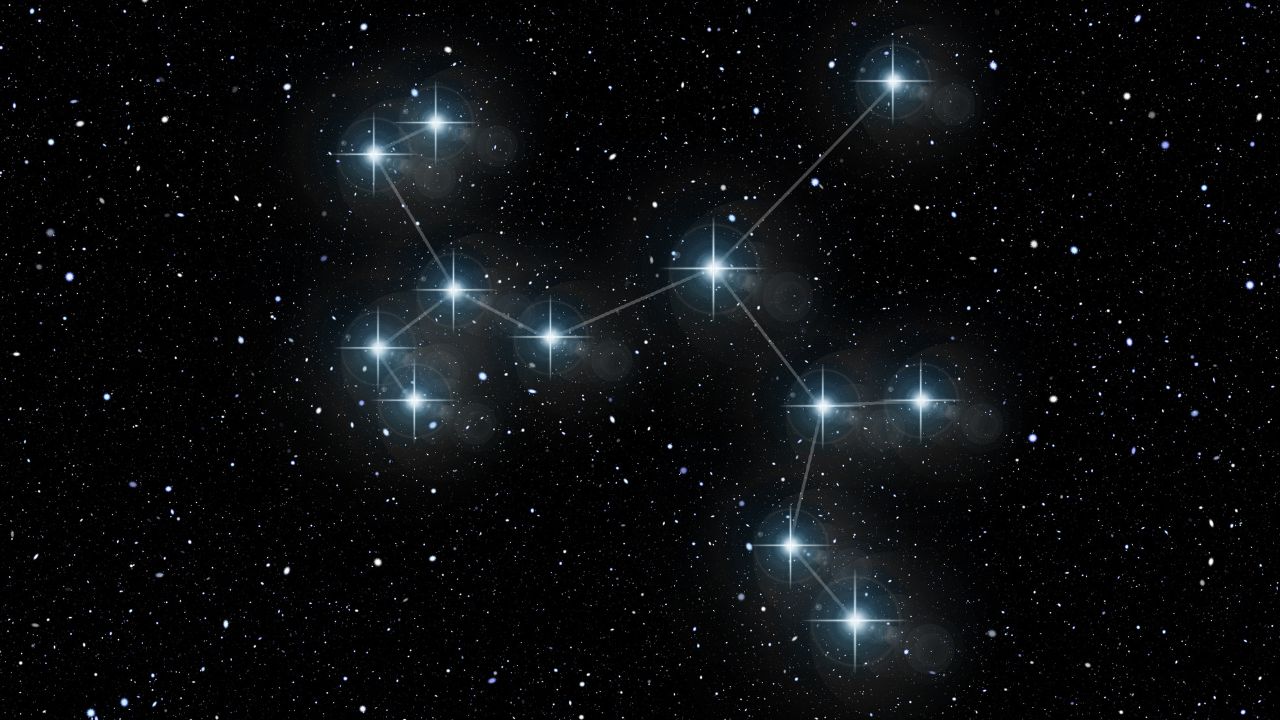 constelação céu estrelado