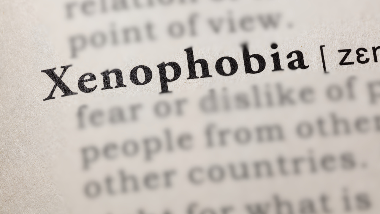 xenofobia no dicionário