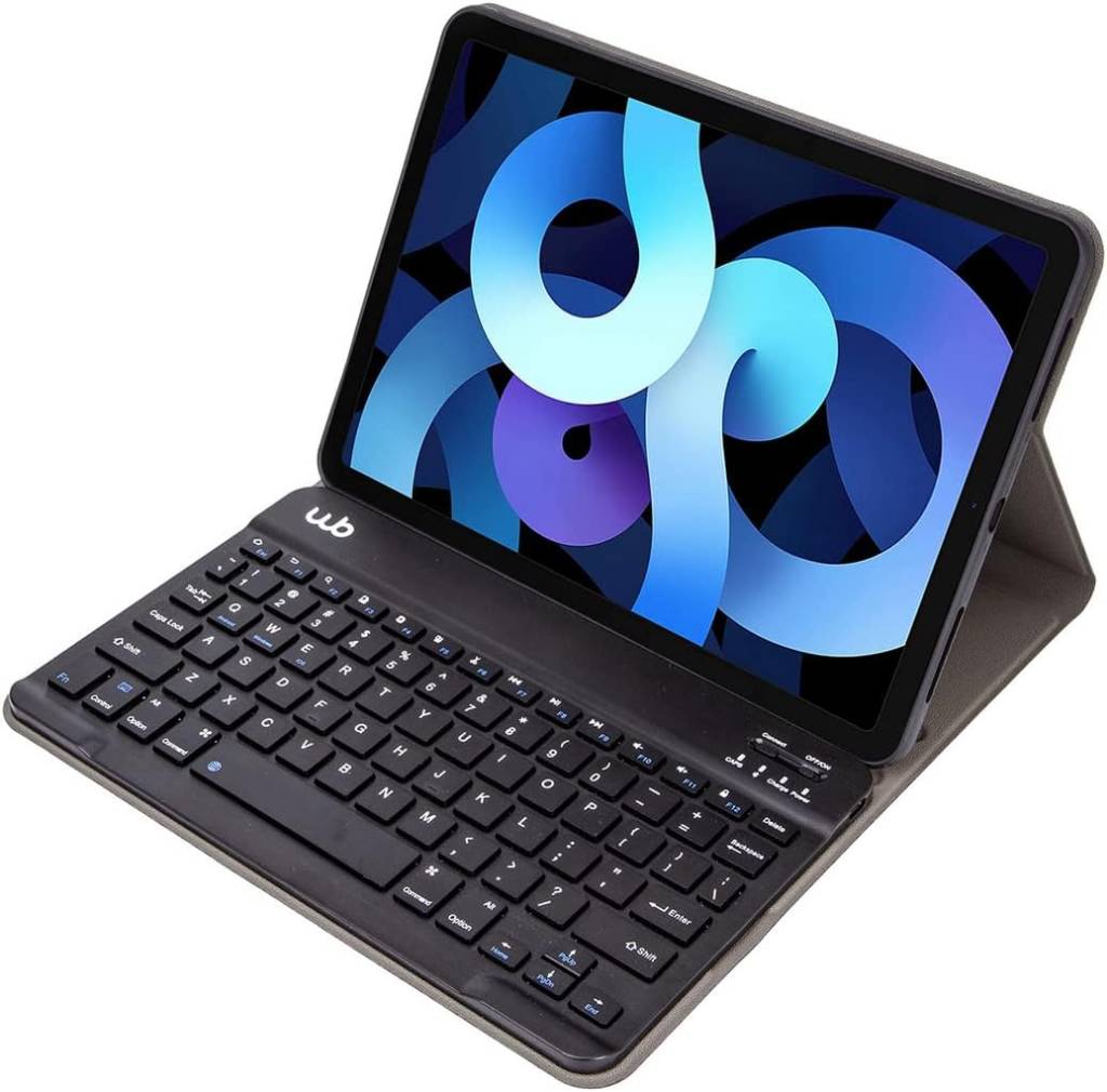 Capa com teclado para iPad