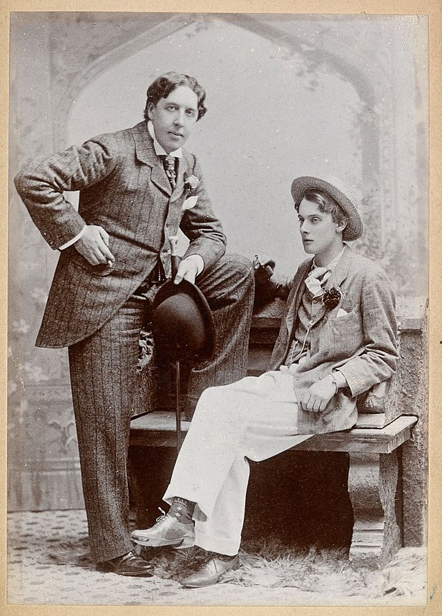 Oscar Wilde and Alfred Douglas em maio de 1893