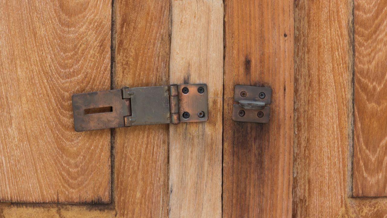 fecho ou feixo da porta