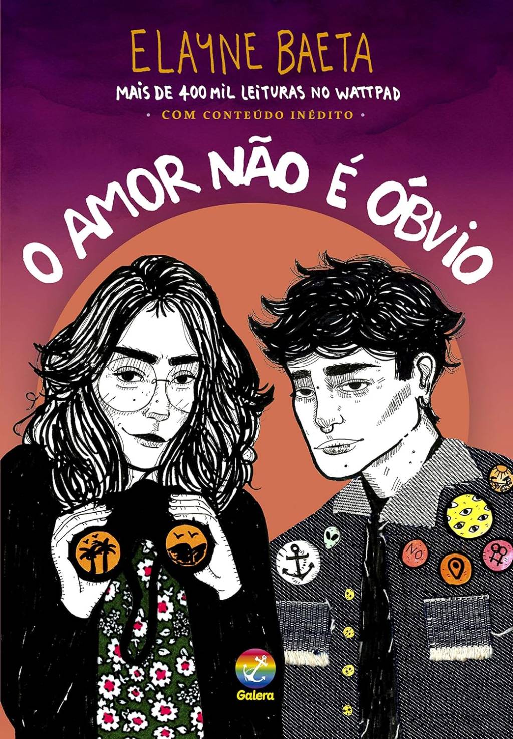 Capa do livro "O amor não é óbvio"